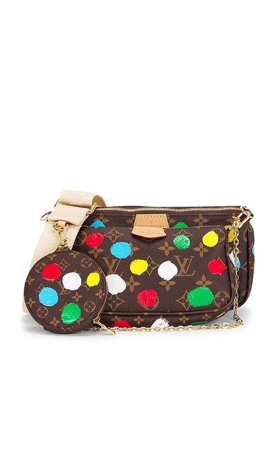 FWRD Renew FWRD Renew Louis Vuitton X Yayoi Kusama Painted Dots Monogram Multi Pochette Accessoires Shoulder Bag