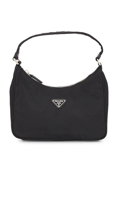 FWRD Renew FWRD Renew Prada Black Mini Re-Edition 2000 Re-Nylon Shoulder Bag