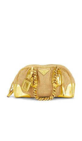 FWRD Renew FWRD Renew Prada Paglia & Cinghiale Handbag