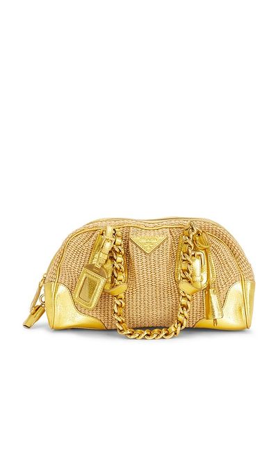 FWRD Renew FWRD Renew Prada Paglia & Cinghiale Handbag