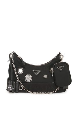FWRD Renew FWRD Renew Prada Sequin Polka Dot Re-Edition 2005 Re-Nylon Shoulder Bag