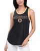 G-III 4HER BY CARL BANKS Women's G-III 4Her by Carl Banks Black Boston Bruins Strategy Tank Top  - 1