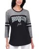 G-III 4HER BY CARL BANKS Women's G-III 4Her by Carl Banks Black Brooklyn Nets Play the Game 3/4-Sleeve T-Shirt  - 1