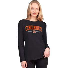G-III 4HER BY CARL BANKS Women's G-III 4Her by Carl Banks Black Cincinnati Bengals Best Play Long Sleeve T-Shirt 