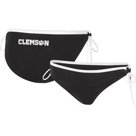 G-III 4HER BY CARL BANKS Women's G-III 4Her by Carl Banks Black Clemson Tigers Perfect Match Bikini Bottom 