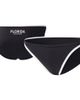 G-III 4HER BY CARL BANKS Women's G-III 4Her by Carl Banks Black Florida Gators Play Action Bikini Bottoms  - 1