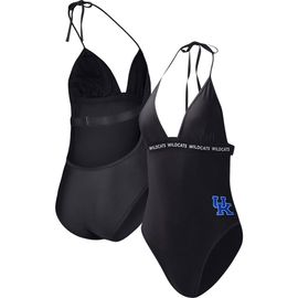 G-III 4HER BY CARL BANKS Women's G-III 4Her by Carl Banks Black Kentucky Wildcats Full Count One-Piece Swimsuit 
