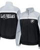 G-III 4HER BY CARL BANKS Women's G-III 4Her by Carl Banks Black Las Vegas Raiders Post Game Full-Zip Track Jacket  - 1