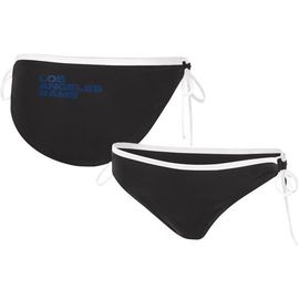 G-III 4HER BY CARL BANKS Women's G-III 4Her by Carl Banks Black Los Angeles Rams Perfect Match Bikini Bottom 