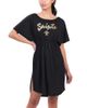 G-III 4HER BY CARL BANKS Women's G-III 4Her by Carl Banks Black New Orleans Saints Versus Swim Cover-Up  - 1