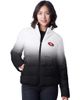 G-III 4HER BY CARL BANKS Women's G-III 4Her by Carl Banks Black San Francisco 49ers Overtime Ombre Full-Zip Puffer Jacket  - 1