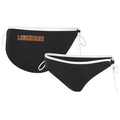 G-III 4HER BY CARL BANKS Women's G-III 4Her by Carl Banks Black Texas Longhorns Perfect Match Bikini Bottom 
