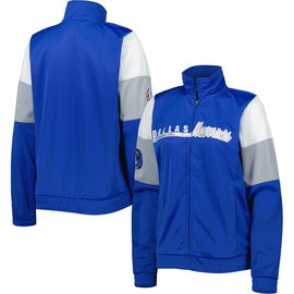 G-III 4HER BY CARL BANKS Women's G-III 4Her by Carl Banks Blue Dallas Mavericks Change Up Full-Zip Track Jacket 