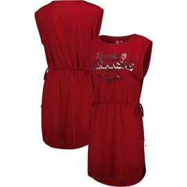 G-III 4HER BY CARL BANKS Women's G-III 4Her by Carl Banks Cardinal Arkansas Razorbacks GOAT Swimsuit Cover-Up Dress 