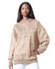 G-III 4HER BY CARL BANKS Women's G-III 4Her by Carl Banks Cream Buffalo Bills Best Hitter Oversized Tunic Pullover Hoodie  - 1