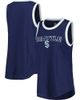 G-III 4HER BY CARL BANKS Women's G-III 4Her by Carl Banks Deep Sea Blue Seattle Kraken Strategy Tank Top - 1