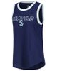 G-III 4HER BY CARL BANKS Women's G-III 4Her by Carl Banks Deep Sea Blue Seattle Kraken Strategy Tank Top - 2