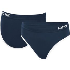 G-III 4HER BY CARL BANKS Women's G-III 4Her by Carl Banks Navy Boston Red Sox Southpaw Bikini Bottom 