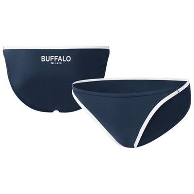 G-III 4HER BY CARL BANKS Women's G-III 4Her by Carl Banks Navy Buffalo Bills Play Action Bikini Bottom 