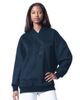 G-III 4HER BY CARL BANKS Women's G-III 4Her by Carl Banks Navy Dallas Cowboys Best Hitter Oversized Tunic Pullover Hoodie  - 1