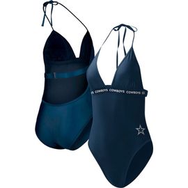 G-III 4HER BY CARL BANKS Women's G-III 4Her by Carl Banks Navy Dallas Cowboys Full Count One-Piece Swimsuit 