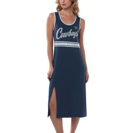 G-III 4HER BY CARL BANKS Women's G-III 4Her by Carl Banks Navy Dallas Cowboys Main Field Maxi Dress 