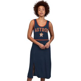 G-III 4HER BY CARL BANKS Women's G-III 4Her by Carl Banks Navy Houston Astros Center Field Maxi Dress 