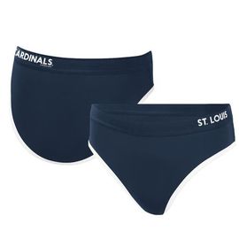G-III 4HER BY CARL BANKS Women's G-III 4Her by Carl Banks Navy St. Louis Cardinals Southpaw Bikini Bottom 