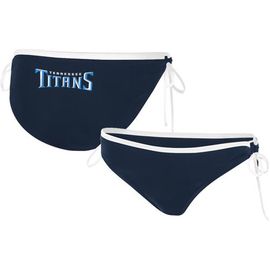 G-III 4HER BY CARL BANKS Women's G-III 4Her by Carl Banks Navy Tennessee Titans Perfect Match Bikini Bottom 