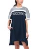 G-III 4HER BY CARL BANKS Women's G-III 4Her by Carl Banks Navy/Gray New York Yankees Circus Catch Sneaker Dress  - 1