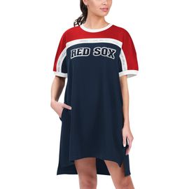 G-III 4HER BY CARL BANKS Women's G-III 4Her by Carl Banks Navy/Red Boston Red Sox Circus Catch Sneaker Dress 