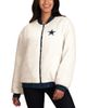 G-III 4HER BY CARL BANKS Women's G-III 4Her by Carl Banks Oatmeal/Navy Dallas Cowboys Switchback Reversible Full-Zip Jacket  - 1