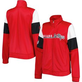 G-III 4HER BY CARL BANKS Women's G-III 4Her by Carl Banks Red Portland Trail Blazers Change Up Full-Zip Track Jacket 