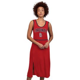 G-III 4HER BY CARL BANKS Women's G-III 4Her by Carl Banks Red St. Louis Cardinals Center Field Maxi Dress 