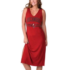 G-III 4HER BY CARL BANKS Women's G-III 4Her by Carl Banks Red Tampa Bay Buccaneers Training V-Neck Maxi Dress 