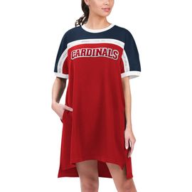G-III 4HER BY CARL BANKS Women's G-III 4Her by Carl Banks Red/Navy St. Louis Cardinals Circus Catch Sneaker Dress 
