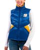 G-III 4HER BY CARL BANKS Women's G-III 4Her by Carl Banks Royal Chase Elliott Versatile Full-Zip Puffer Vest  - 1