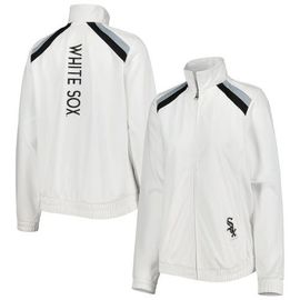 G-III 4HER BY CARL BANKS Women's G-III 4Her by Carl Banks White Chicago White Sox Red Flag Full-Zip Track Jacket 