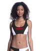 G-III 4HER BY CARL BANKS Women's G-III 4Her by Carl Banks Black Kansas City Chiefs Brief Game Bikini Top  - 1