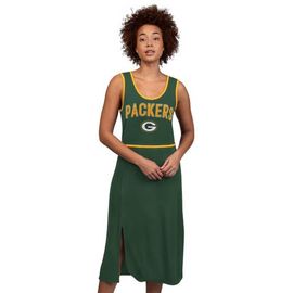G-III 4HER BY CARL BANKS Women's G-III 4Her by Carl Banks Green Green Bay Packers Center Field Maxi Dress 