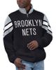 G-III SPORTS BY CARL BANKS Men's G-III Sports by Carl Banks Black Brooklyn Nets Game Ball Full-Zip Track Jacket  - 1