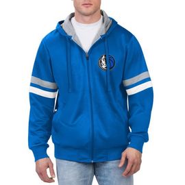 G-III SPORTS BY CARL BANKS Men's G-III Sports by Carl Banks Blue Dallas Mavericks Contender Full-Zip Hoodie Jacket 
