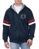 G-III SPORTS BY CARL BANKS Men's G-III Sports by Carl Banks Navy Washington Wizards Contender Full-Zip Hoodie Jacket  - 1