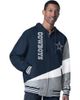 G-III SPORTS BY CARL BANKS Men's G-III Sports by Carl Banks Navy/Charcoal Dallas Cowboys Dual Threat Reversable Full-Zip Hooded Jacket  - 1