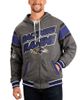 G-III SPORTS BY CARL BANKS Men's G-III Sports by Carl Banks Purple/Gray Baltimore Ravens Extreme Full Back Reversible Hoodie Full-Zip Jacket  - 1