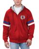 G-III SPORTS BY CARL BANKS Men's G-III Sports by Carl Banks Red LA Clippers Contender Full-Zip Hoodie Jacket  - 1