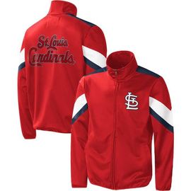 G-III SPORTS BY CARL BANKS Men's G-III Sports by Carl Banks Red St. Louis Cardinals Earned Run Full-Zip Jacket 