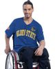 G-III SPORTS BY CARL BANKS Men's G-III Sports by Carl Banks Royal Golden State Warriors Adaptive Star Player Fashion Baseball Jersey  - 1