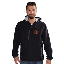 G-III SPORTS BY CARL BANKS Men's G-III Sports by Carl Banks Black Baltimore Orioles Double Play Hooded Lightweight Full-Zip Jacket 