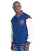 G-III SPORTS BY CARL BANKS Men's G-III Sports by Carl Banks Royal Chicago Cubs Recruit Commemorative Full-Snap Varsity Jacket  - 1